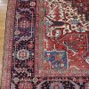 12′ x 15′ Red Fine Hand-Knotted Antique Persian Heriz – Traditional Wool