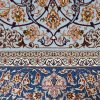 4′ x 7′ Light Blue Fine Hand-Knotted Persian Isfahan Rug – Traditional Silk and Wool