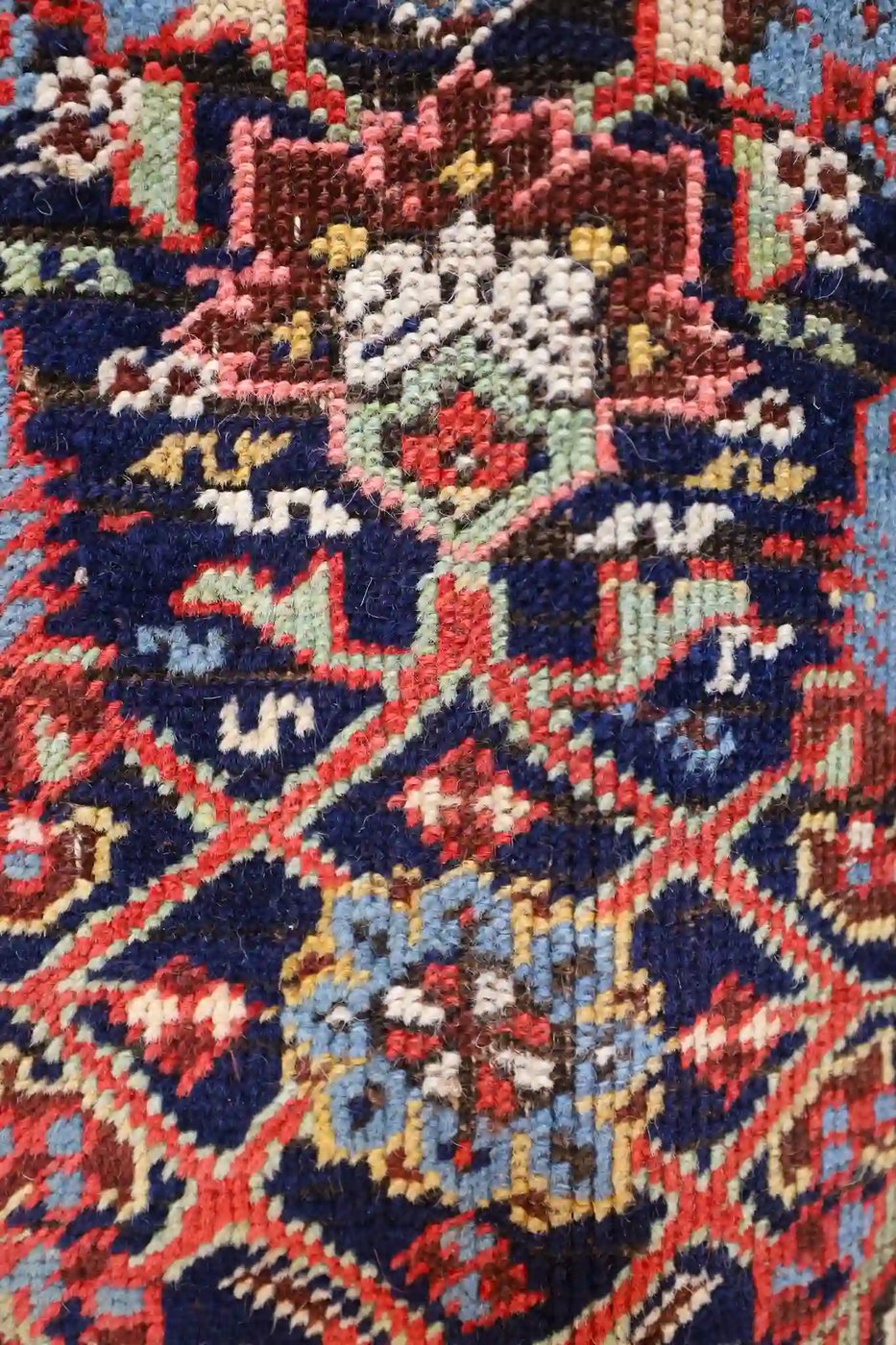 6′ x 14′ Red Fine Hand-Knotted Antique Persian Farahan Rug – Traditional Wool