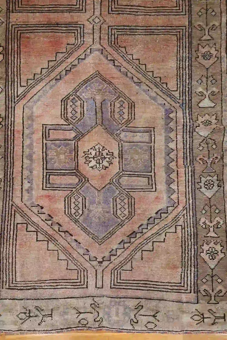 4′ x 12′ Gray Fine Hand-Knotted Turkish Oushak Rug – Vintage Runner Wool