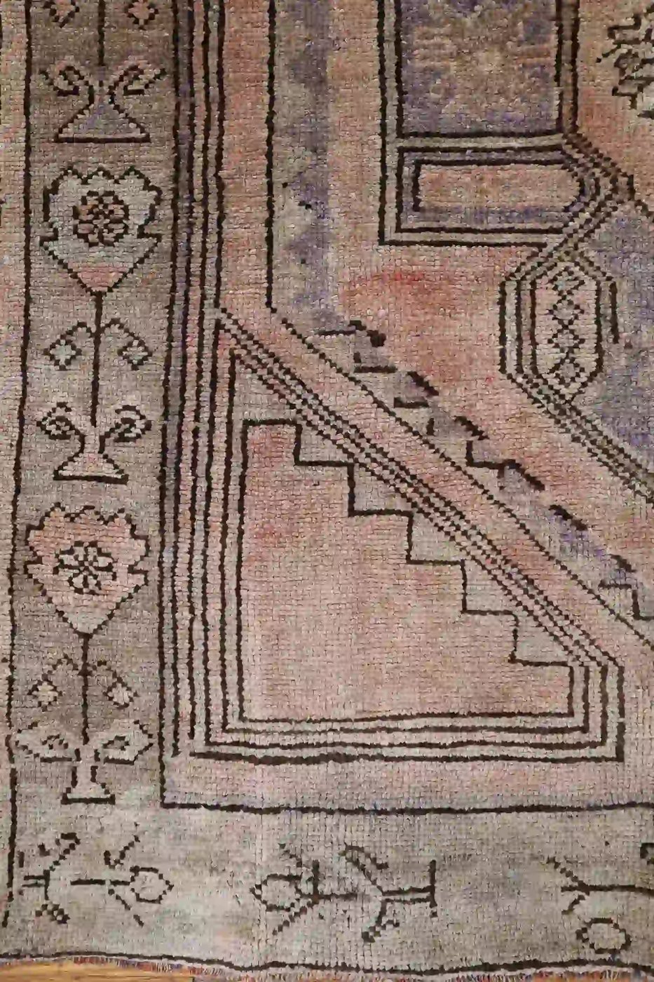4′ x 12′ Gray Fine Hand-Knotted Turkish Oushak Rug – Vintage Runner Wool