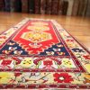 4′ x 10′ Red Fine Hand-Knotted Turkish Karabagh Runner – Traditional Wool