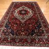 5′ x 8′ Red Fine Hand-Knotted Persian Bakhtiari Rug – Traditional Wool