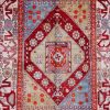 6′ x 8′ Red Fine Hand-Knotted Turkish Oushak Rug – Traditional Wool - 3 6′ x 8′ Red Fine Hand-Knotted Turkish Oushak Rug – Traditional Wool