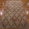 5′ x 8′ Beige Fine Hand-Knotted Turkish Oushak Rug – Transitional Wool