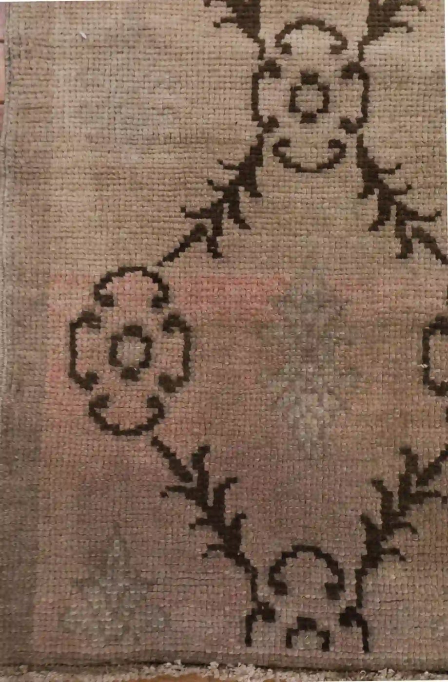 5′ x 8′ Beige Fine Hand-Knotted Turkish Oushak Rug – Transitional Wool