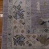 6′ x 15′ Grey Fine Hand-Knotted Turkish Oushak Rug – Transitional Wool