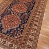 7′ x 10′ Navy Fine Hand-Knotted Pakistan Shirvan Rug – Traditional Wool