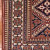 5′ x 6′ Navy Fine Hand-Knotted Pakistan Shirvan Rug – Traditional Wool
