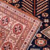 6′ x 10′ Navy Fine Hand-Knotted Pakistan Shirvan Rug – Traditional Wool