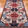 5′ x 7′ Red Fine Hand-Knotted Pakistan Shirvan Rug – Traditional Wool