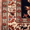 5′ x 6′ Navy Fine Hand-Knotted Pakistan Shirvan Rug – Traditional Wool