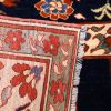 5′ x 6′ Navy Fine Hand-Knotted Pakistan Shirvan Rug – Traditional Wool