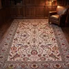 2da2634a-b915-4b20-acbc-42a97918f7c1-1.webp 10x13 Light Cream & Ice Blue Hand-Knotted Vintage Wool Rug