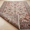 851a4425-974c-4841-a754-3a35d81cc54b-1.webp 10x13 Light Cream & Ice Blue Hand-Knotted Vintage Wool Rug